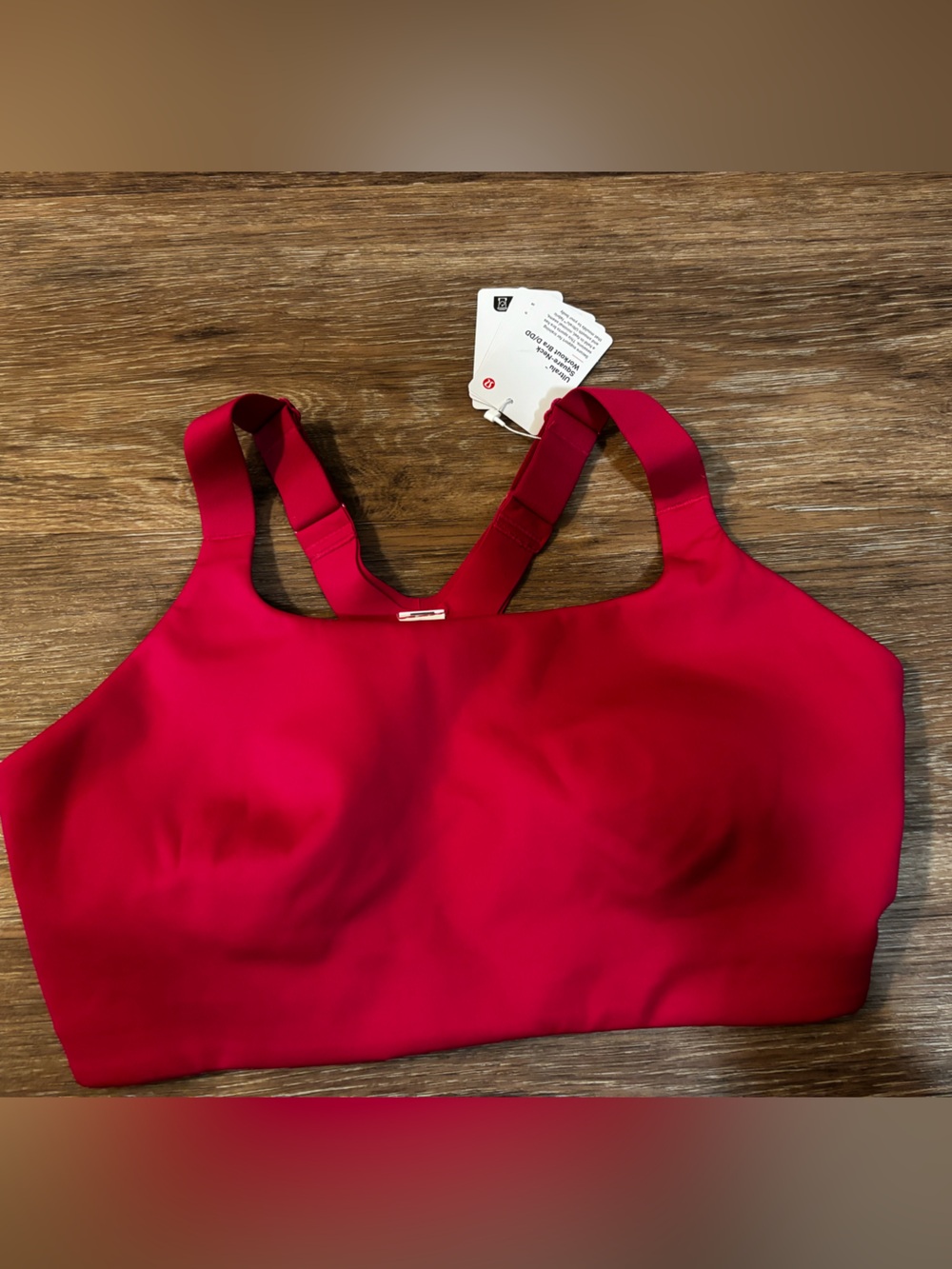 lululemon Ultralu Square Neck Workout Bra D/DD PSNT